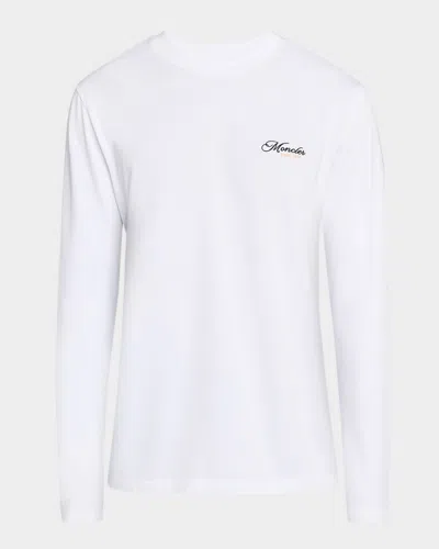 Moncler Long Sleeve Tee In White