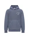 Moncler Sweatshirt With Logo In Blue