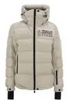 Moncler 'pramint' White Technical Nylon Down Jacket In White