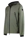 Moncler Junichi Logo Print Windbreaker Jacket In Green