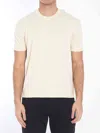 Moncler Knit T-shirt In Cream