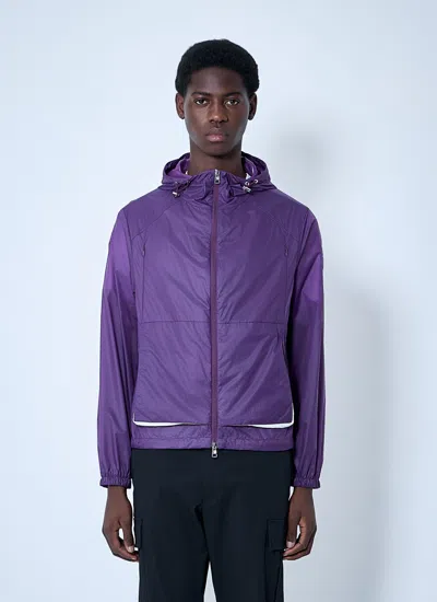 Moncler Men Lamo Hooded Jacket In Purple