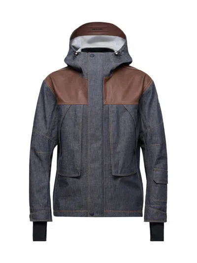Moncler Men's Langtang Ski Jacket In Gray