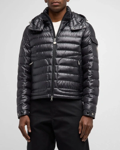MONCLER MEN'S LAUROS QUILTED HOODED DOWN JACKET