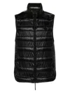 Moncler Lautaret Zip-up Down Vest In Black