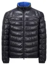 Moncler Galeso Quilted Down Jacket In Gray