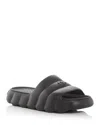 Moncler Lilo Slide Sandals With Embossed Logo