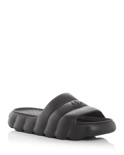 MONCLER MEN'S LILO QUILTED SLIDE SANDALS