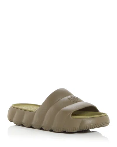MONCLER MEN'S LILO QUILTED SLIDE SANDALS