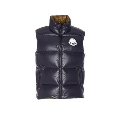 Moncler Men Lipsi Down Vest In Blue