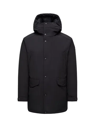 MONCLER MONCLER MEN LIVRADOIS HOODED SHORT DOWN JACKET BLACK