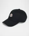 Moncler Baseball Hat With Patch In Black