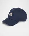 Moncler Logo-patch Detail Baseball Cap In Navy