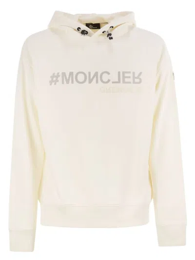 MONCLER MEN'S LOGO COTTON HOODIE