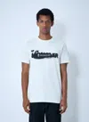 Moncler Men Logo Motif T-shirt In White