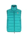 Moncler Rocoque Padded Bodywarmer In Blue