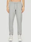 Moncler Gray Drawstring Track Pants In Gray