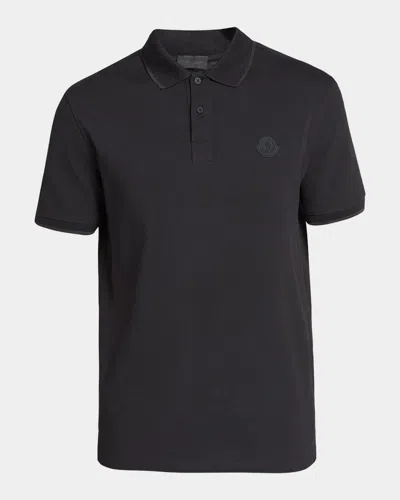 MONCLER MEN'S LOGO POLO SHIRT