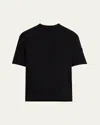 Moncler Men's Logo Short-sleeve T-shirt In Navy