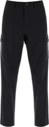 Moncler Gabardine Joggers In Black
