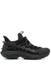 Moncler Lightweight Low Top Sneakers For Men In Black