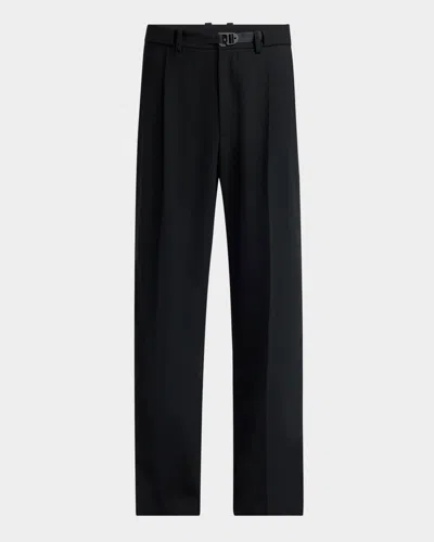 Moncler Trousers In Twill In Black