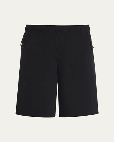 MONCLER MEN'S MATTE NYLON SHORTS