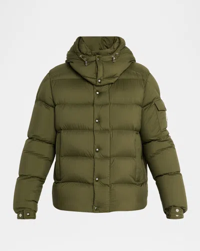 MONCLER MEN'S MAYA 70 HOODED SHORT DOWN JACKET