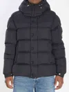 Moncler Maya 70 Hooded Quilted Down Jacket In Black
