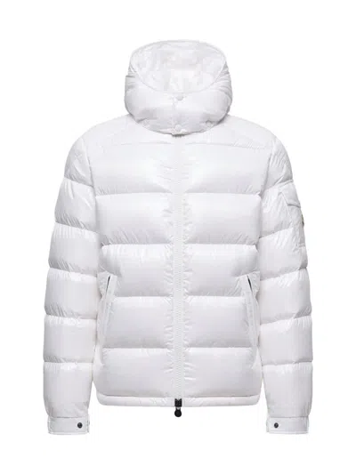 Moncler Men's Maya Down Jacket In White