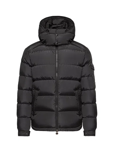 Moncler Men Dark Navy Hood Jacket In Black