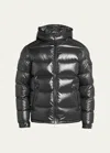 Moncler Men's Maya Short Down Jacket In Black 2