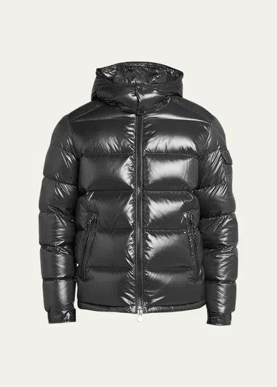 Moncler Men's Maya Short Down Jacket In Black 2