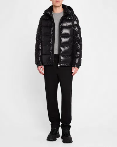 Moncler Men's Maya Short Down Jacket In Black 2