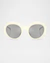 Moncler Unisex Sunglass Me8005 Futuro In Silver Mirror