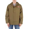 Moncler Men's Medium Green Bammu Hooded Jacket In Green