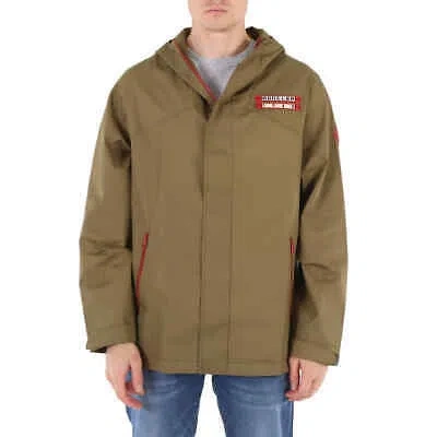 Pre-owned Moncler Men's Medium Green Bammu Hooded Jacket