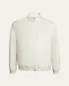 Moncler Men's Meidassa Wind-resistant Jacket In Light Grey