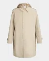 Moncler Men's Miroir Long Parka In Stone