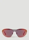 Moncler Men Mirrored Sunglasses In Orange