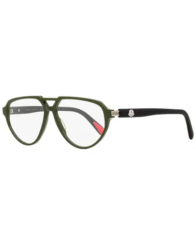 Moncler Men's Ml5162 57mm Optical Frames In Green