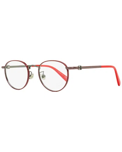 Moncler Men's Ml5204h 48mm Optical Frames In Red