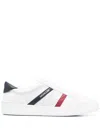 Moncler Low Top Sneakers Featuring Contrasting Panels