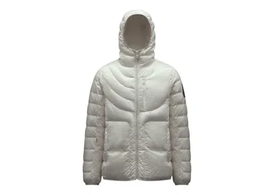 Pre-owned Moncler Men's  2 Genius 1952 Man Hissu Short Down Jacket In Snow White