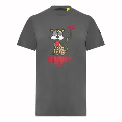 Pre-owned Moncler Men's  2 Genius 1952 Tiger T-shirt In Black