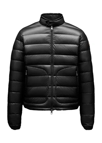 Pre-owned Moncler Men's  Acorus Short Down Jacket In Black