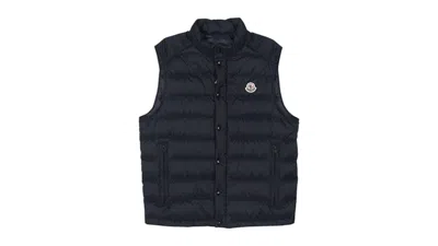 Pre-owned Moncler Men's  Bart Padded Vest In Navy Blue