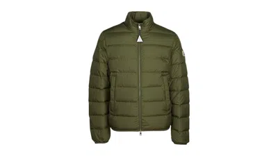 Pre-owned Moncler Men's  Brendann Short Down Jacket In Olive In Green