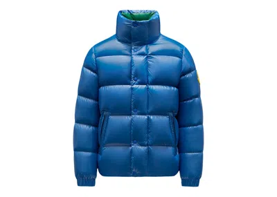 Pre-owned Moncler Men's  Dervo Short Down Jacket In Blue