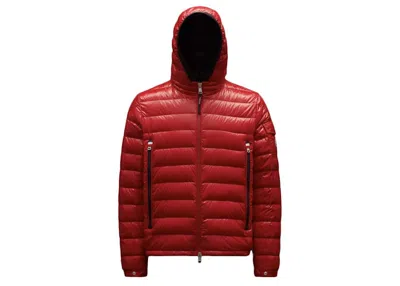 Pre-owned Moncler Men's  Galion Short Down Jacket In Scarelet Red Red